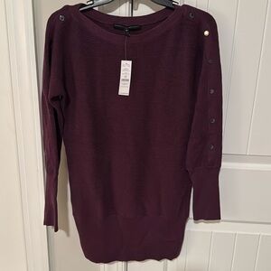 NWT Boat Neck Snap Tunic